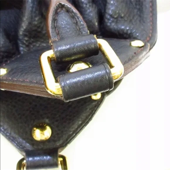 ✨LIKE NEW✨ black leather Louis Vuitton mahina XL - Picture 11 of 14